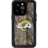 NFL Los Angeles Rams Realtree AP Camo iPhone 15 Pro Waterproof Case